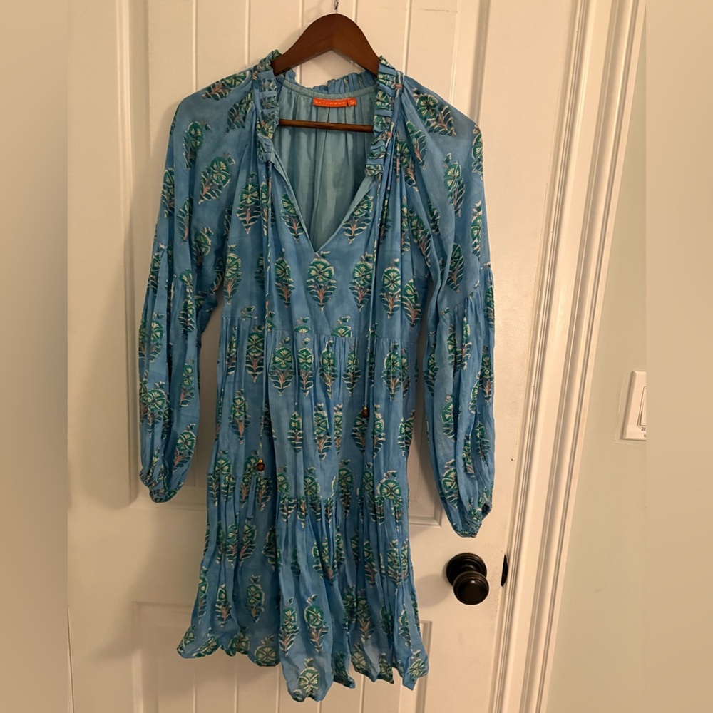 OLIPHANT Balloon Sleeve Mini Dress Size Small